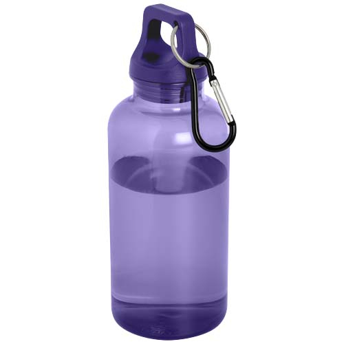 Bouteille mousqueton rPET personnalisée 400ml Oregon Violet crépuscule